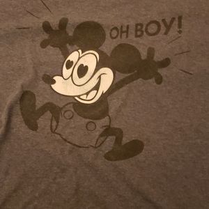Mickey mouse "oh boy"mens t-shirt